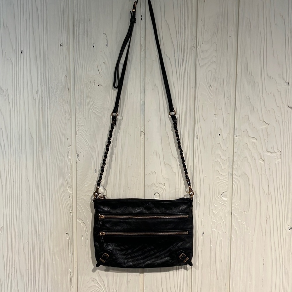 Elliott Lucca Leather Crossbody Bag with Adjustable Strap